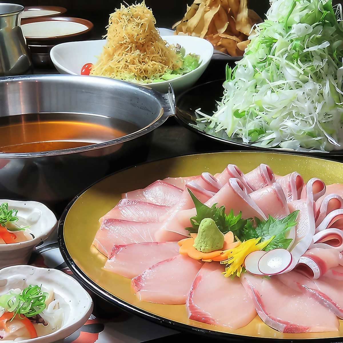 鰤しゃぶ&串カツコース